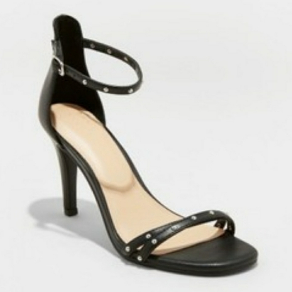 A New Day Enya Studded Barely There Pump Heels 9